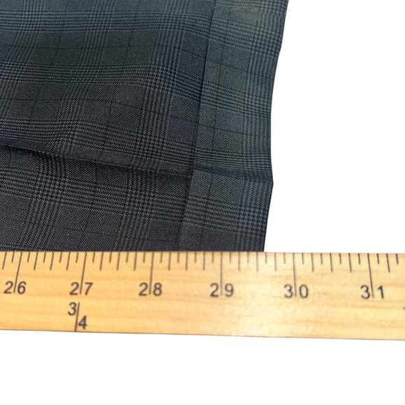 Ralph Lauren Plaid Dress Pants Mens 34x32 Gray Career Business Formal - Picture 11 of 12